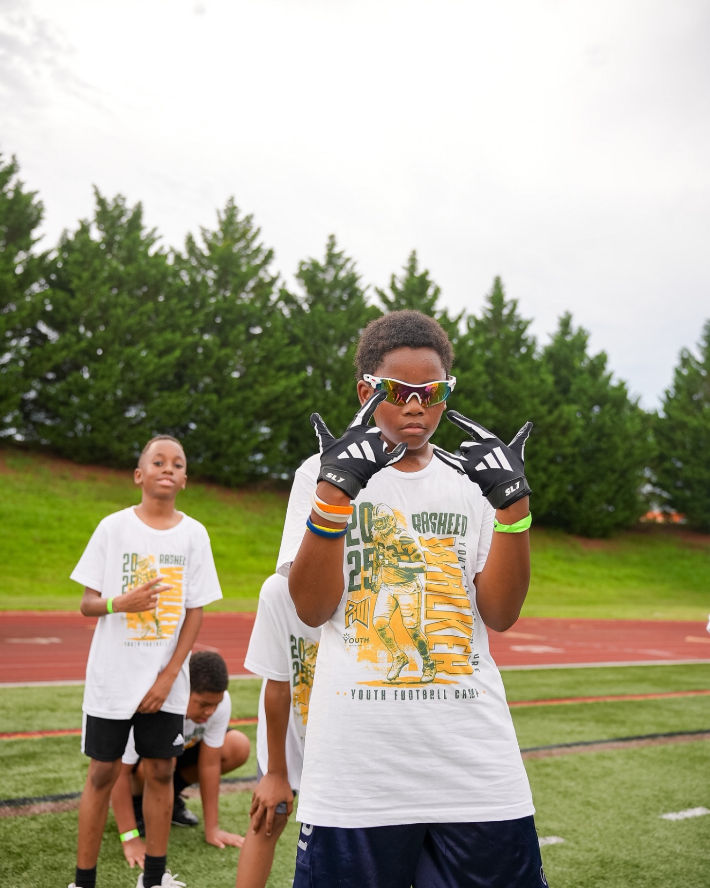 Rasheed Walker 2025 Youth Football Camp moment 1